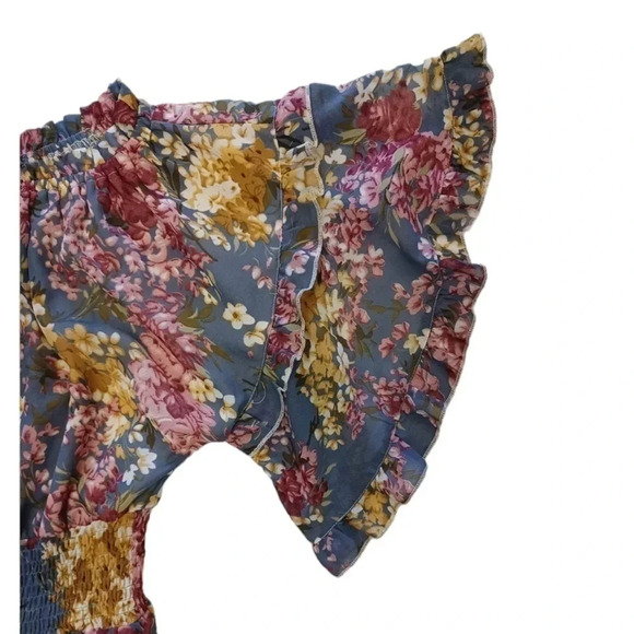 Umgee Off The Shoulder Floral Dress Size XL - Picture 6 of 9